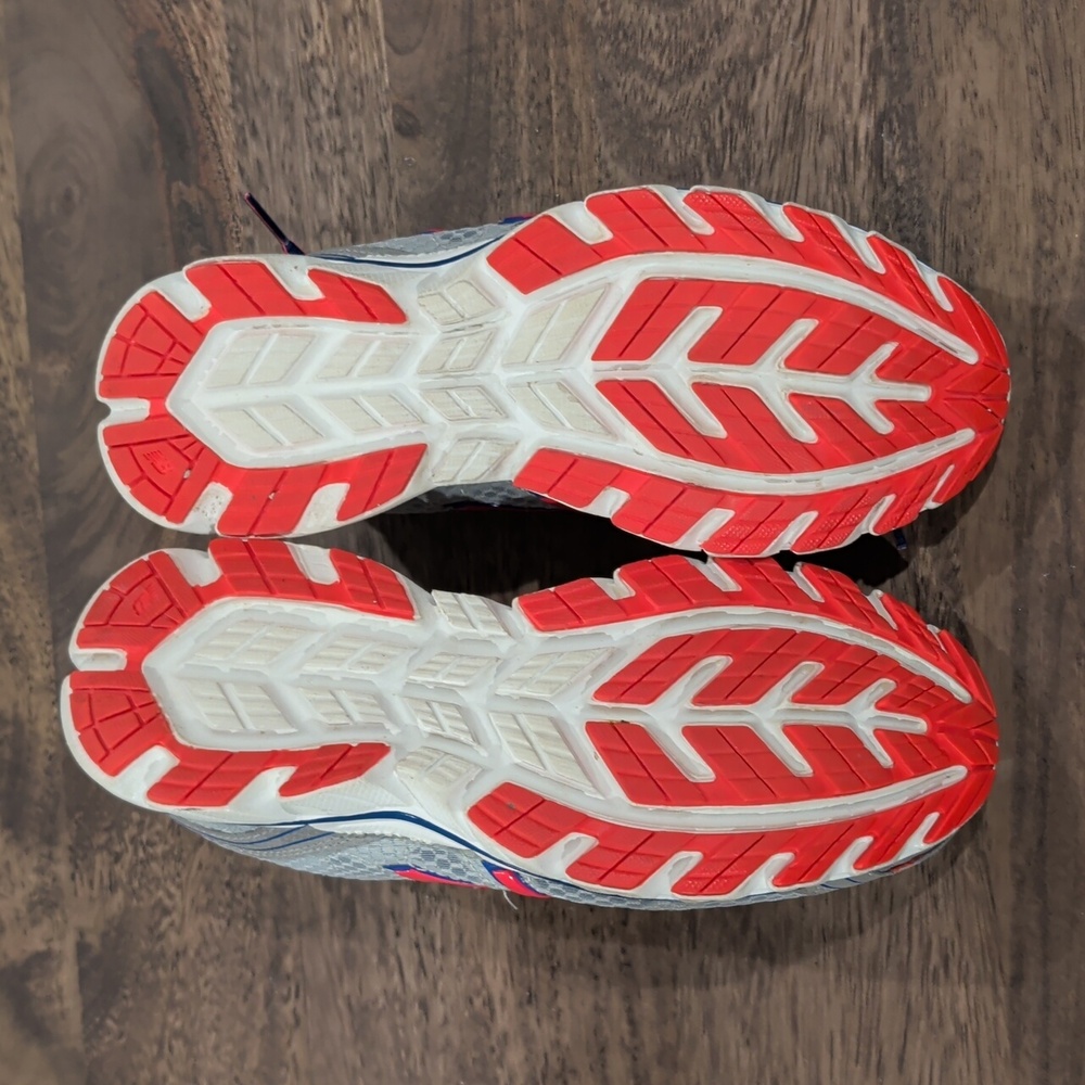 New Balance 590 v2 Running Sneakers Gray with Bright Blue and Pink Accents - Picture 7 of 8